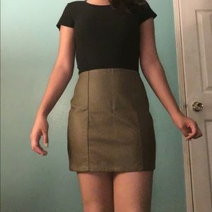 Olive Green Skirt